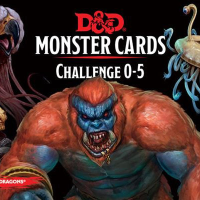 Role Playing Games, D&D: Monster Challenge Cards 0-5