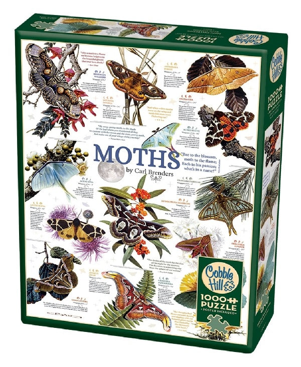 Moth Collection 1000PC Cobble Hill
