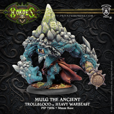 Miniatures, Hordes: Trollbloods – Mulg the Ancient Heavy Warbeast