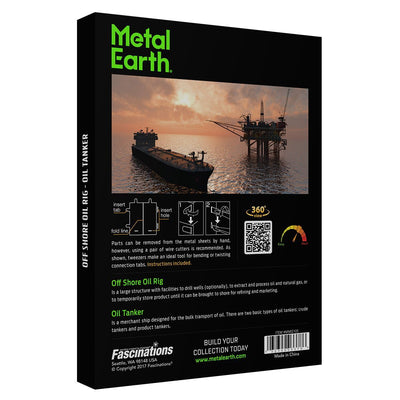 3D Jigsaw Puzzles, ICONX Gift Box - Off Shore Oil Rig & Oil Rig