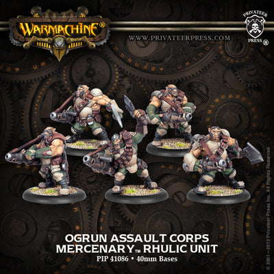 Miniatures, Warmachine: Mercenaries – Ogrun Assault Corps