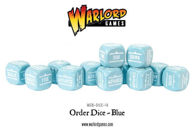 Warlord Games, Bolt Action: Order Dice pack - Blue
