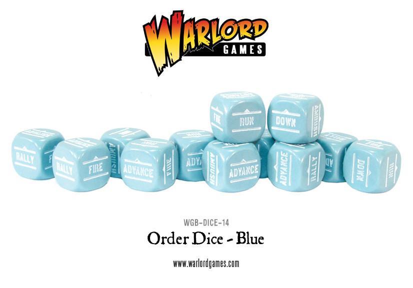 Bolt Action: Order Dice pack - Blue