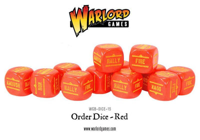 Warlord Games, Bolt Action: Order Dice - Red