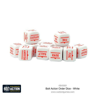 Warlord Games, Bolt Action: White Order Dice pack