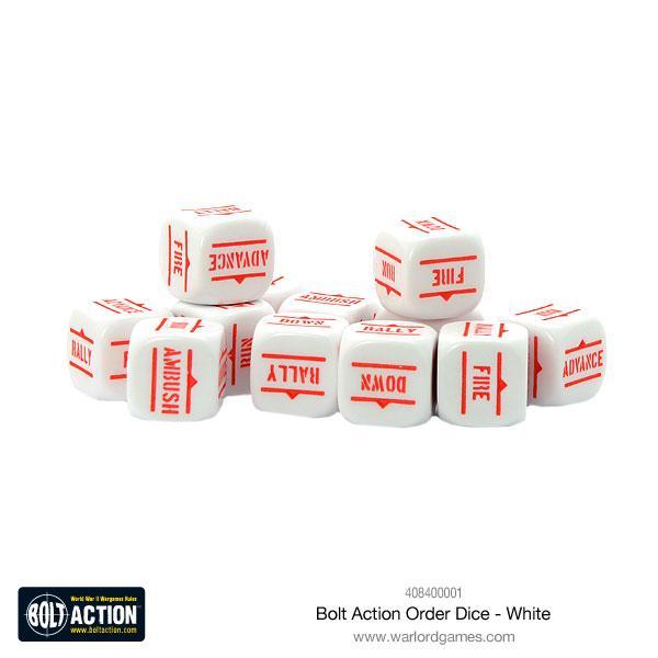 Bolt Action: White Order Dice pack