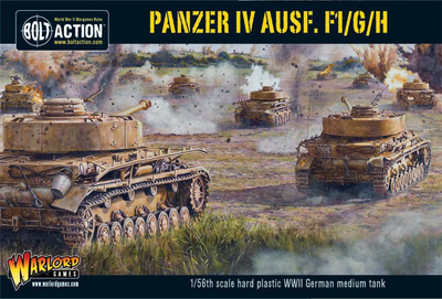 Miniatures, Bolt Action: Panzer IV Ausf. F1/G/H medium tank plastic)