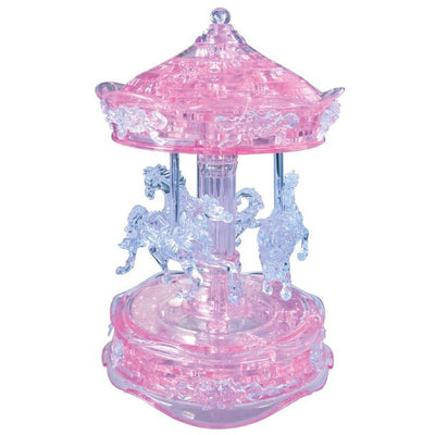 3D Jigsaw Puzzles, Pink Carousel