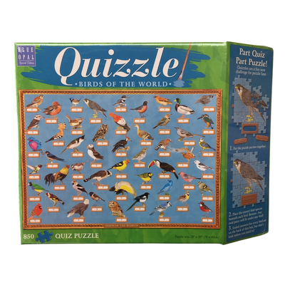 IQ Puzzles, Quizzle: Birds of the World - 850pc