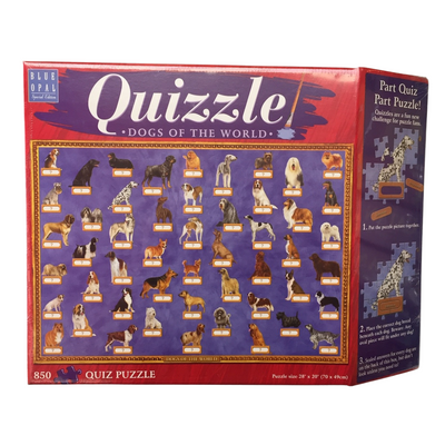IQ Puzzles, Quizzle: World of Dogs - 850pc