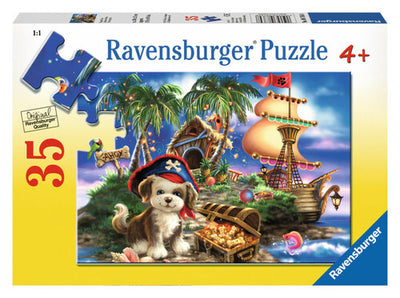 Kid's Jigsaws, Puppy Pirate Ravensburger Jigsaw Puzzle 35 Piece