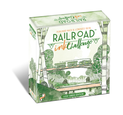 Draw/Roll & Write Games, Railroad Ink Challenge: Lush Green
