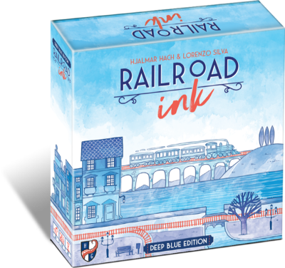 Draw/Roll & Write Games, Railroad Ink: Deep Blue