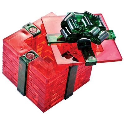 3D Jigsaw Puzzles, Gift Box - Red & Green