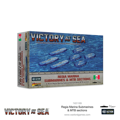 Miniatures, Victory at Sea: Regia Marina Submarines & MTB sections