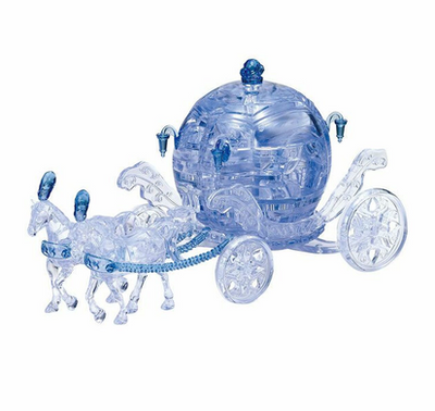 3D Jigsaw Puzzles, Royal Carriage - Blue