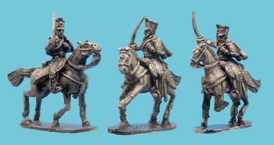 Miniatures, Napoleonics - Russian Hussar Charging in Shako
