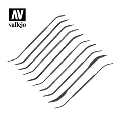 Vallejo: Set of 10 Curved Files