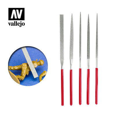 Hobby Tools, Vallejo: Set of 5 Diamond Files