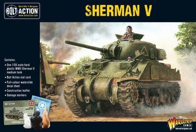 Miniatures, Bolt Action: Sherman V Tank