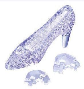 Clear Slipper Crystal Puzzle