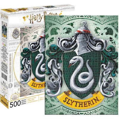 Jigsaw Puzzles, Harry Potter: Slytherin House Crest - 500pc