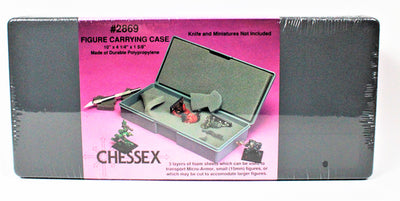 Accessories, Chessex Small Figure Case w/ 3 Uncut Foam Inserts
