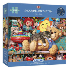 Snoozing on the Ted - 1000pc