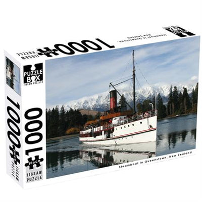 Jigsaw Puzzles, Steamboat in Queenstown NZ - 1000pc