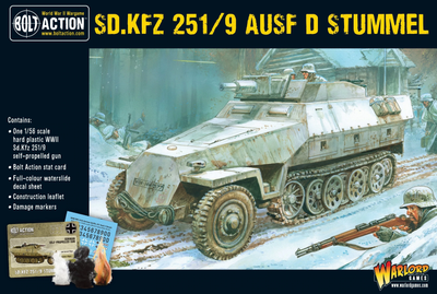 Miniatures, Bolt Action: Sd.Kfz 251/9 Ausf D Stummel)