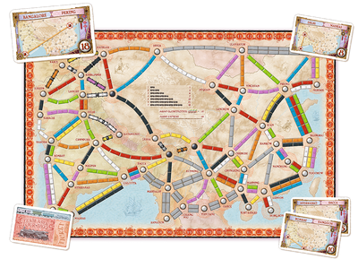 Board Games, Ticket to Ride Map Collection: Vol. 1 - Team Asia & Legendary Asia