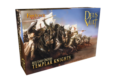 Miniatures, Deus Vult: Templar Knights Cavalry