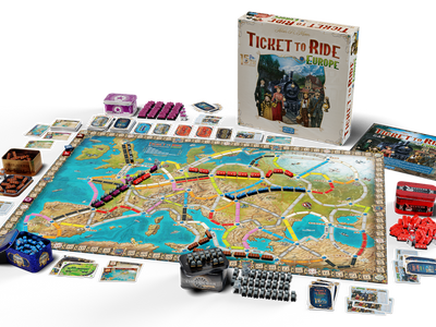 Board Games, Ticket to Ride Europe - 15th Anniversary Edition