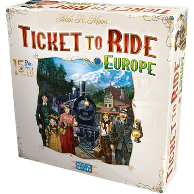 Board Games, Ticket to Ride Europe - 15th Anniversary Edition