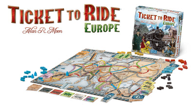 Board Games, Ticket to Ride Europe Base Game