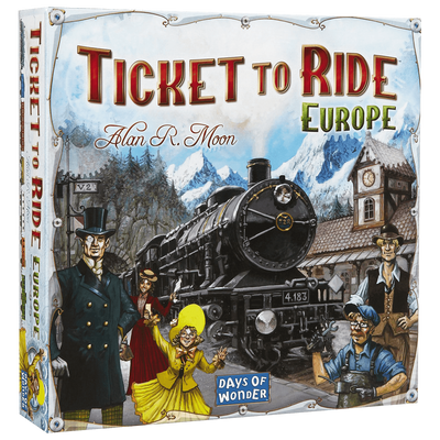 Board Games, Ticket to Ride Europe Base Game