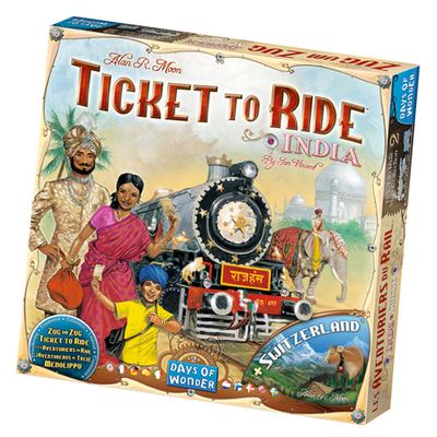 Board Games, Ticket to Ride Map Collection: Vol. 2 - India & Switzerland