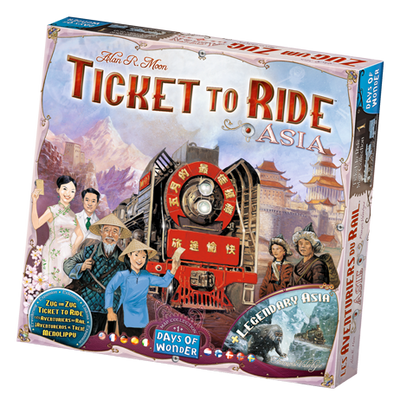 Board Games, Ticket to Ride Map Collection: Vol. 1 - Team Asia & Legendary Asia