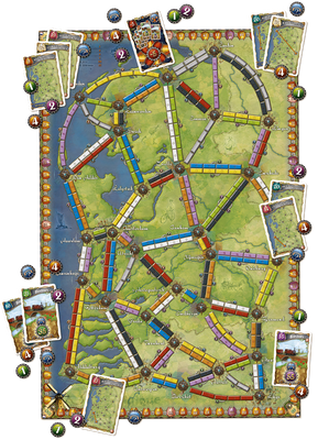 Board Games, Ticket to Ride Map Collection: Vol. 4 - Nederlands