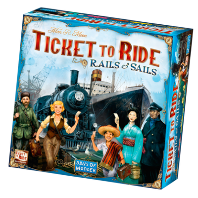 Board Games, Ticket to Ride: Rails & Sails