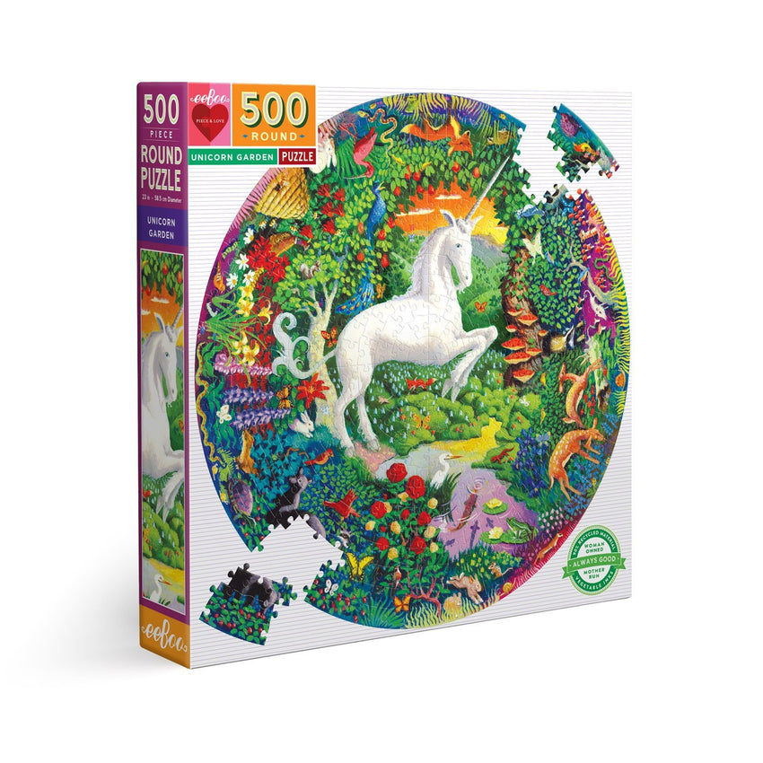 Unicorn Garden - 500pc Round