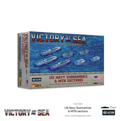 Miniatures, Victory at Sea: US Navy Submarines & MTB sections