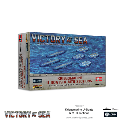 Miniatures, Victory at Sea: Kriegsmarine U-Boats & MTB sections