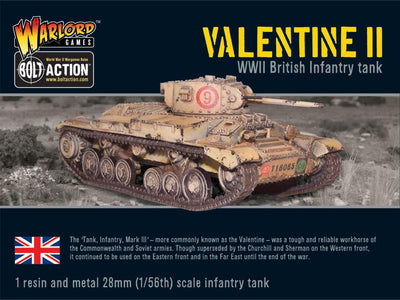 Miniatures, Bolt Action: Valentine II Infantry Tank