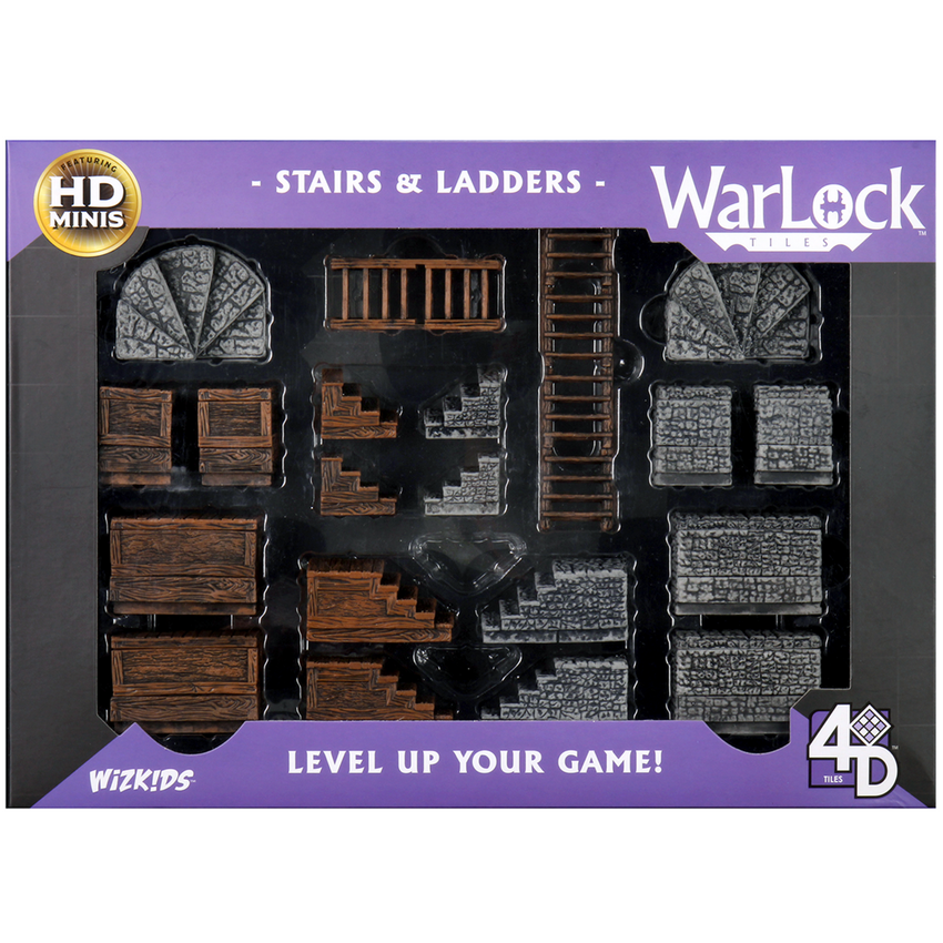 Warlock Dungeon Tiles: Stairs & Ladders Expansion