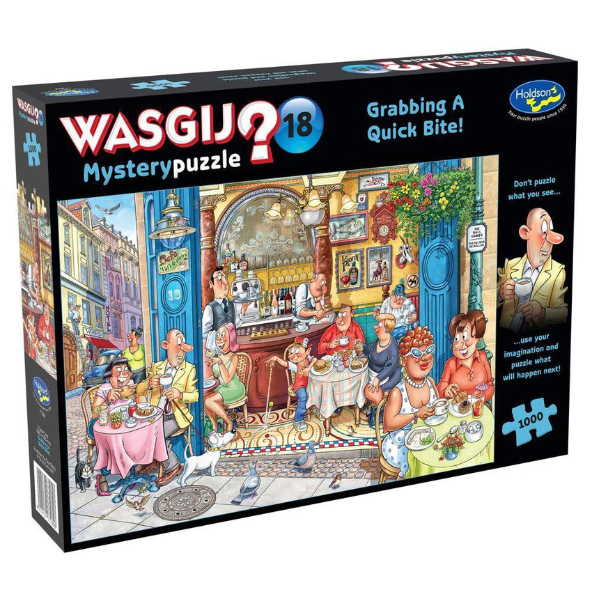 Wasgij Mystery 18: Grabbing a Quick Bite - 1000pc