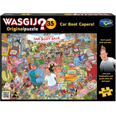 Jigsaw Puzzles, Wasgij Original 35: Car Boot Capers! - 1000pc