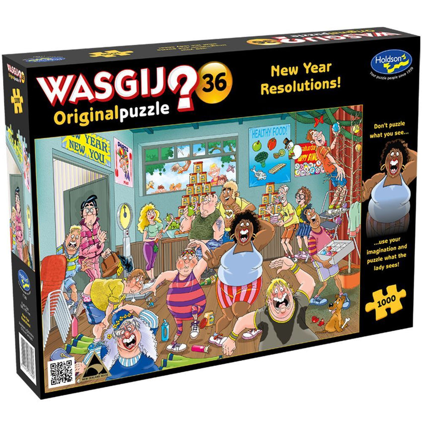 Wasgij Original 36: New Year Resolutions! - 1000pc