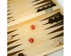 Wooden Foldable: Chess/Checkers/Backgammon 30cm