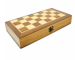 Wooden Foldable: Chess/Checkers/Backgammon 40cm